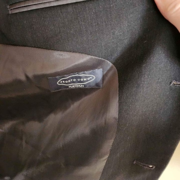Pronto uomo platinum wool suit - Picture 2 of 4